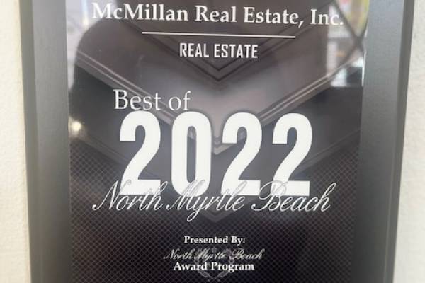 2022 Best of North Myrtle Beach and Business Hall of Fame - Real Estate