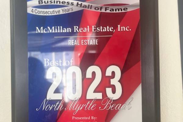 2023 Best of North Myrtle Beach and Business Hall of Fame - Real Estate