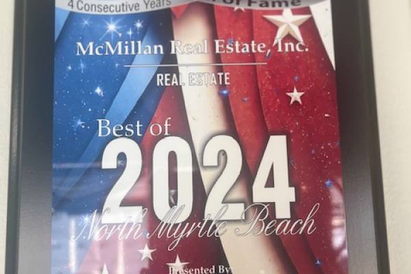 2024 Best of North Myrtle Beach and Business Hall of Fame - Real Estate